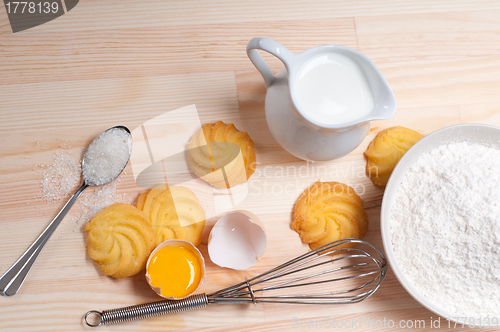 Image of making baking cookies