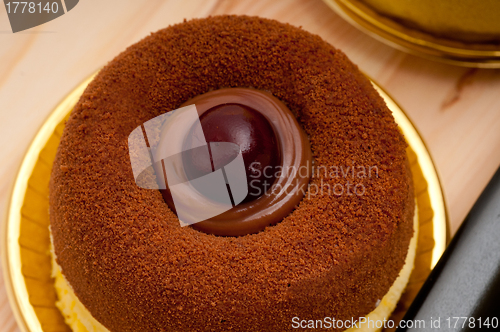 Image of chocolate cherry cake