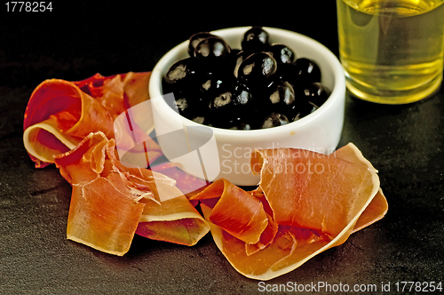 Image of Jamon Serrano, ham of Spain
