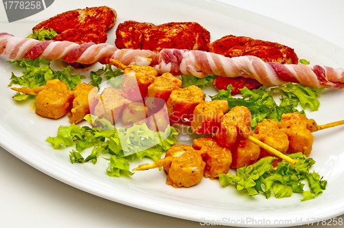 Image of meat for barbecue