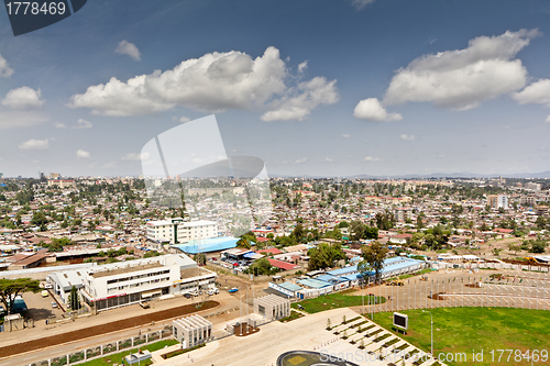 Image of Aerial view of Addis Ababa