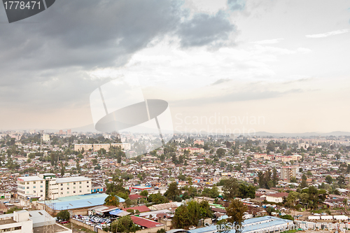 Image of Aerial view of Addis Ababa