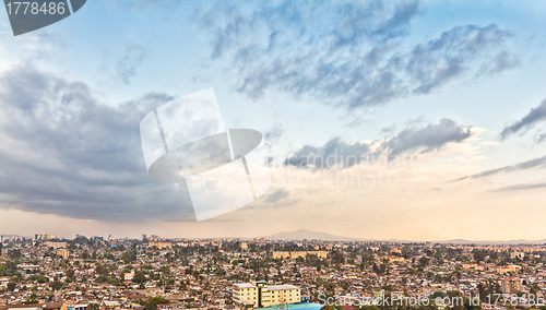 Image of Aerial view of Addis Ababa