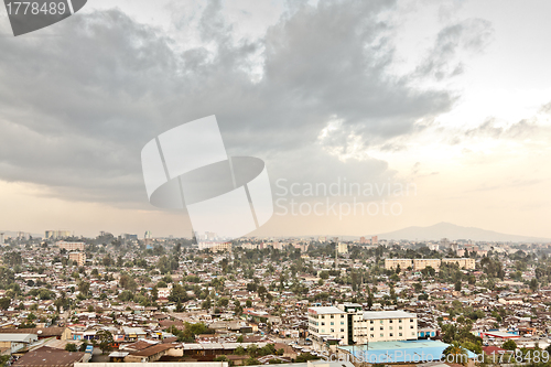 Image of Aerial view of Addis Ababa