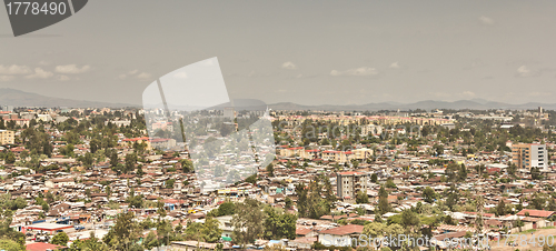 Image of Aerial view of Addis Ababa