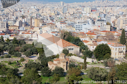 Image of View of Athens from Aeropagus Hill, Greece