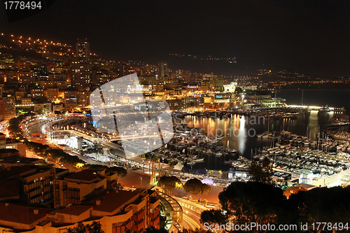 Image of Monaco night