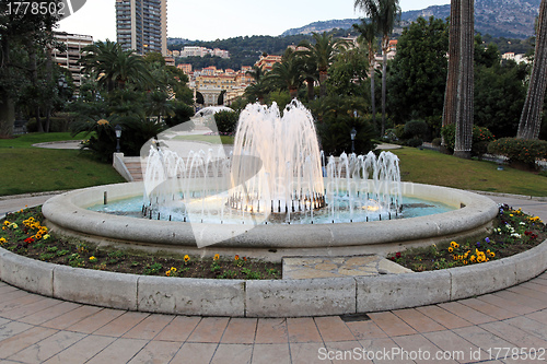 Image of Monaco fountain