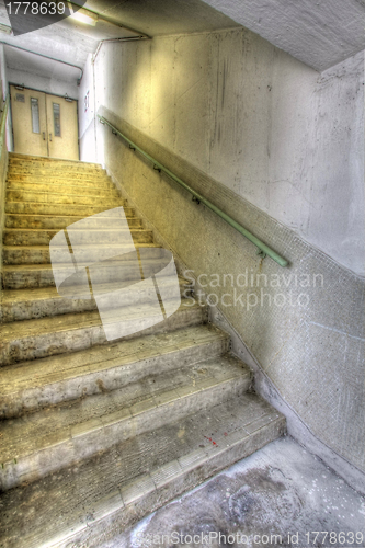 Image of Stairs of public housing in Hong Kong
