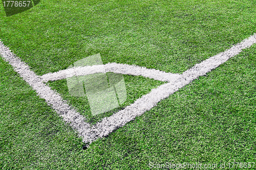Image of Football court corner