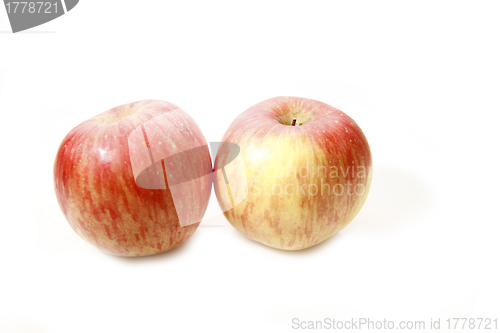 Image of Apples isolated on white background