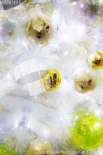 Image of Christmas decorations background