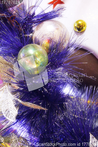 Image of Christmas decorations background