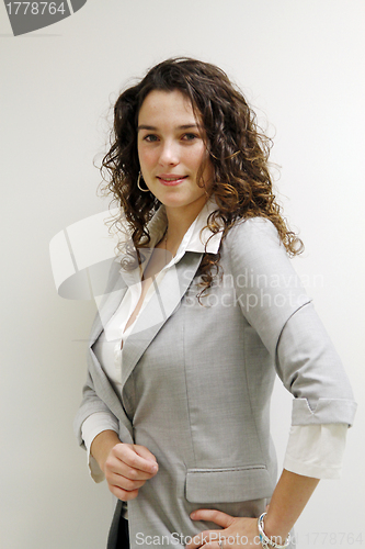 Image of Beautiful and smart businesswoman