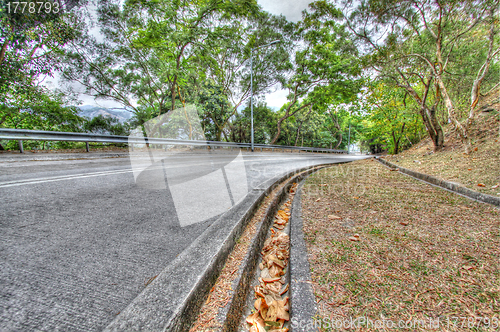 Image of Highway in Hong Kong, HDR image.