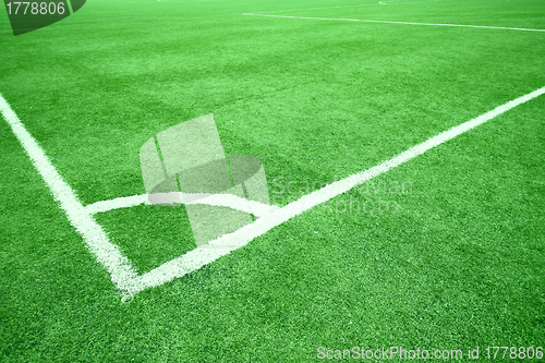 Image of Soccer field corner