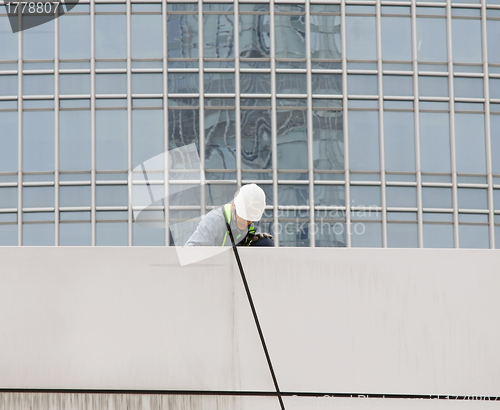 Image of Construction worker of office