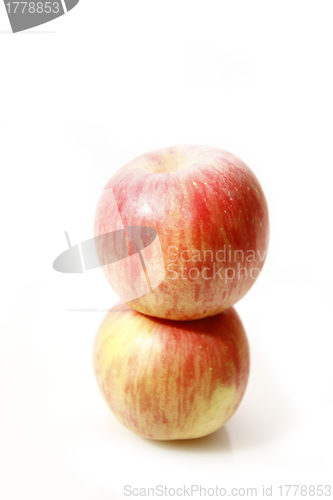 Image of Apples isolated on white background