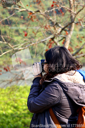 Image of Female photographer