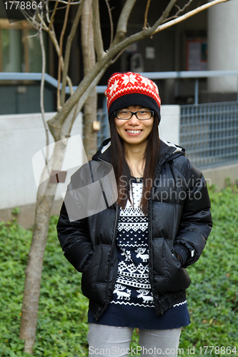 Image of Asian university student