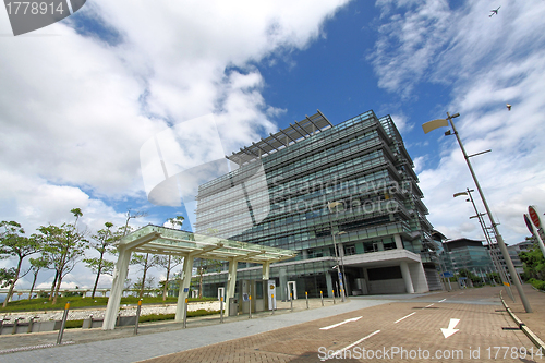 Image of Modern science buildings in Hong Kong