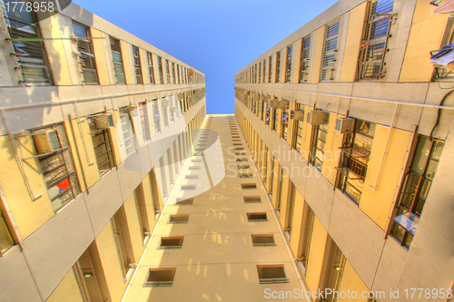 Image of Hong Kong public housing in HDR