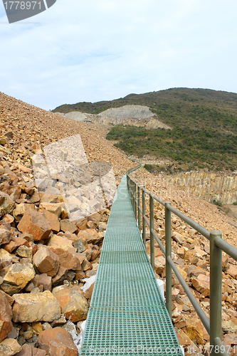 Image of Hiking path in mountains