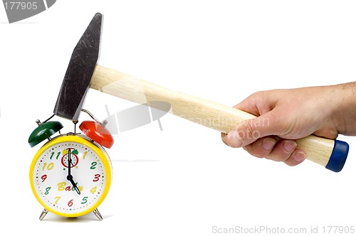 Image of Hammer and clock
