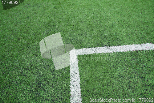 Image of Soccer field corner