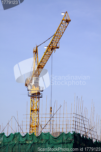 Image of Construction cranes