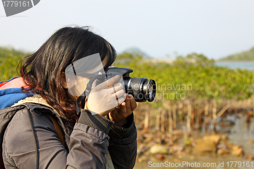 Image of Female photographer