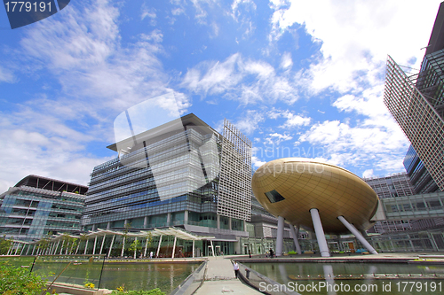 Image of Modern science buildings in Hong Kong