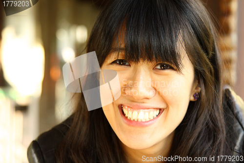 Image of Happy asian woman
