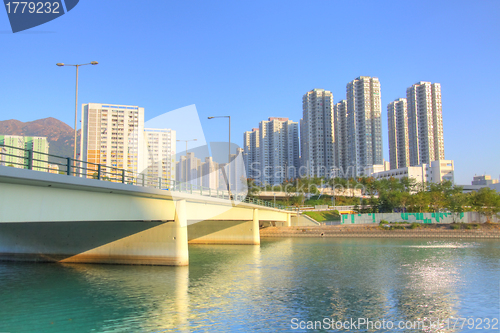 Image of Hong Kong downtown at day in HDR