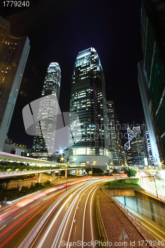 Image of Hong Kong at night