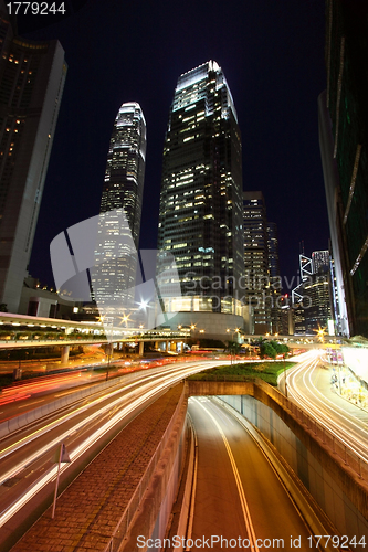 Image of Hong Kong at night