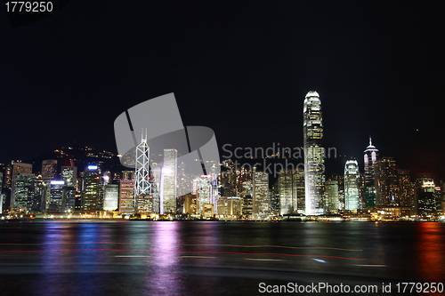 Image of Hong Kong at night