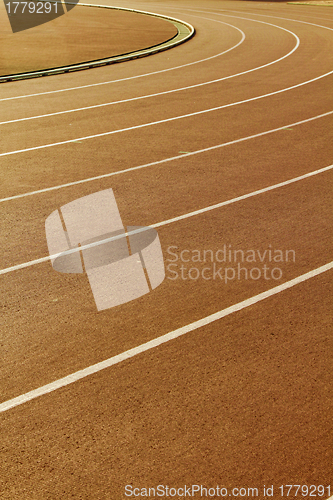 Image of Abstract view of a running track