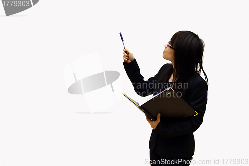 Image of Businesswoman doing presentation