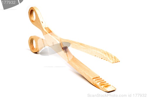 Image of Wooden pliers
