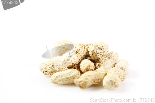 Image of Peanuts isolated on white background