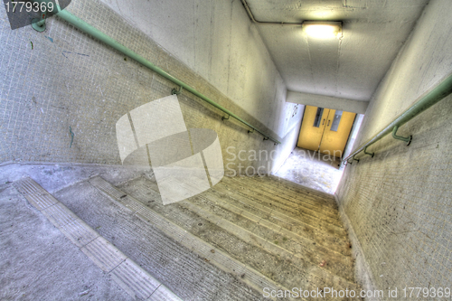 Image of Stairs of public housing in Hong Kong