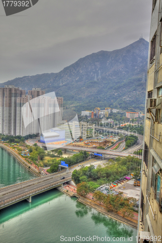 Image of Tuen Mun downtown in Hong Kong