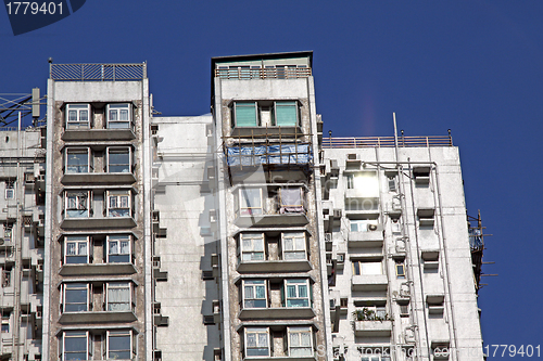 Image of Hong Kong packed housing