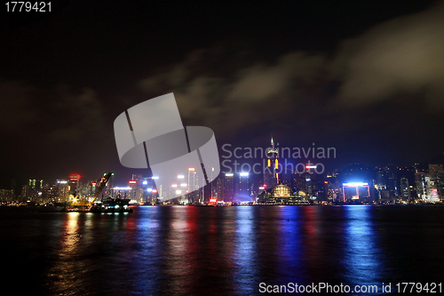 Image of Hong Kong night view