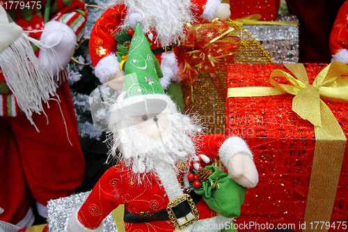 Image of Santa Claus christmas background