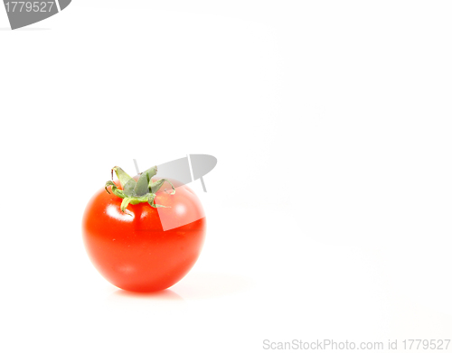 Image of Cherry tomato isolated on white background