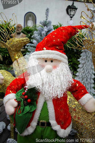 Image of Santa Claus christmas background