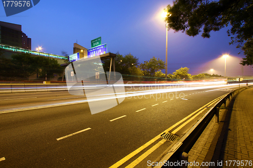 Image of Traffic in modern city 