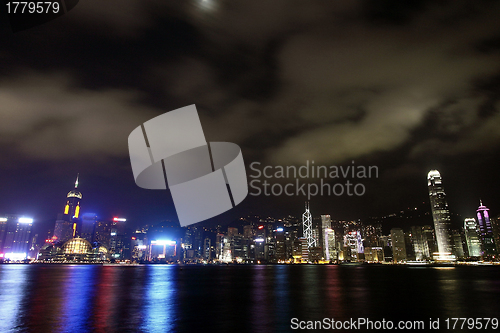 Image of Hong Kong night view 